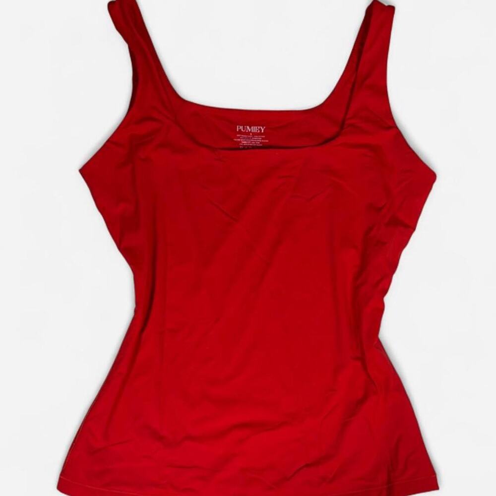 Red Pumiey Tank Top - size S